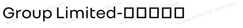 Group Limited字体转换